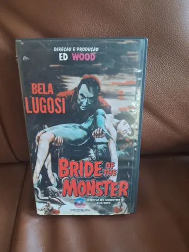 Rara fita VHS Ed Wood - A noiva do monstro
