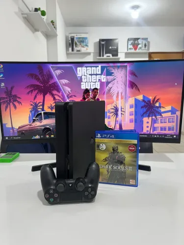 PLAYSTATION 4 SLIM // SEMI NOVO // GARANTIA