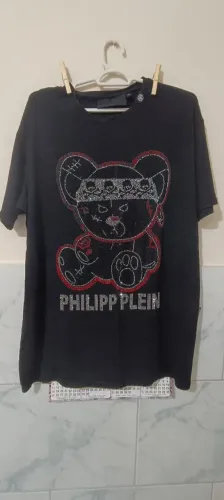 Camiseta Philipp Plein Urso Strass