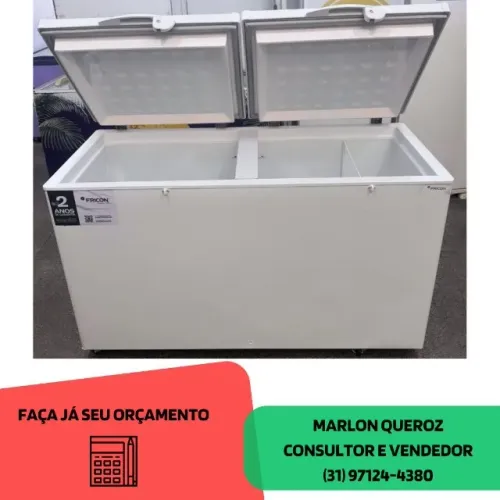 Congelador Horizontal 2 Portas Fricon Novo