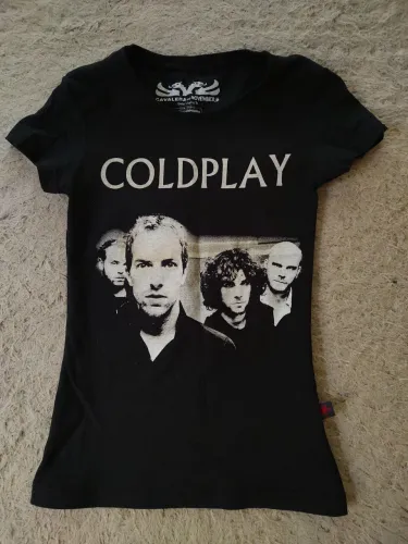 Camiseta Rock Coldplay Cavaleria .
