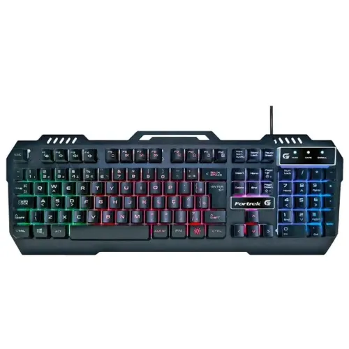 Teclado Semi Mecânico Fortrek Crusader RGB - WZetta