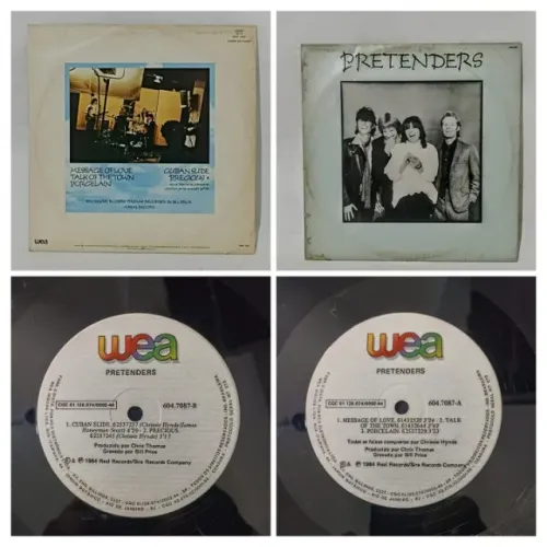 VINIL -LP PRETENDERS ANO 1984 - GRAVADORA REAL RECORDS COMPANY- WEA 5 MUSICAS - 17,45 MIM
