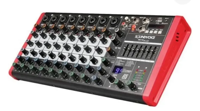 Mesa De Som Soundvoice Mc10plus 10 Canais Bluetooth 