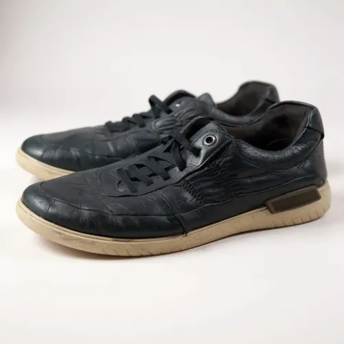 Tenis couro preto democrata, tamanho 43, másculino 