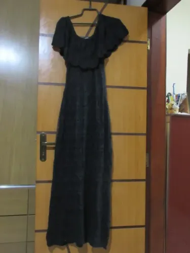 Vestido longo de Tricot 