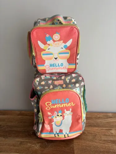 Mochila Infantil e Lancheira