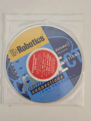 CD-ROM US Robotics Connections Volume 1 LACRADO