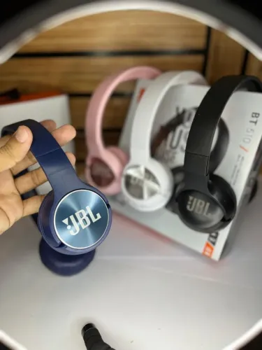 fone jbl grande rosa branco preto