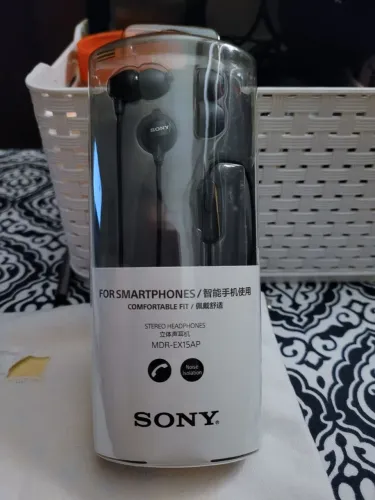 Fone Sony com fio MDR-EX15AP