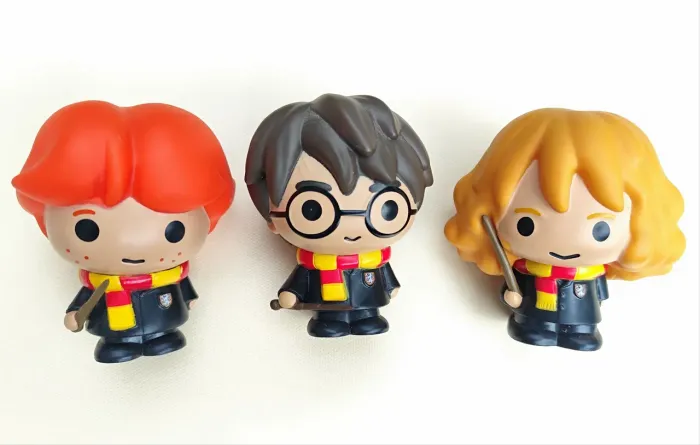 Trio Harry Potter Rony e Hermione