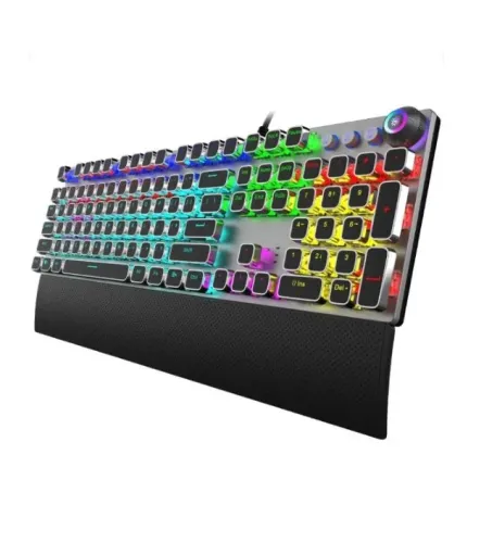 Teclado Gamer Mecânico com Led RGB Verde Jp-jx300