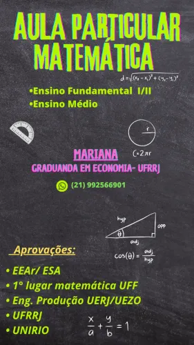 AULA PARTICULAR DE MATEMÁTICA 