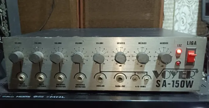 Potencia Amplificador Voyer Sa-150 Bom Estado Funcionando