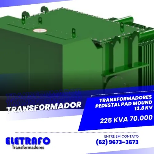 Transformador Pedestal 225 kVA - Potência para Demandas Exigentes
