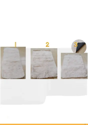 PROMOÇÃO ! Tapetes de luxo Tipo Pelúcia- branco degradê - CASAL- SOLTEIRO