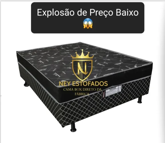 Cama Box Ney Estofados - Explosão de Preço Baixo!