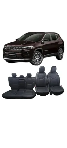 Jogo De Bancos Jeep Compass 1.3 2022 Preto