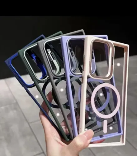 Capa Stand premium Samsung S22 S23 S24 S24Fe S25 também Plus e Ultra