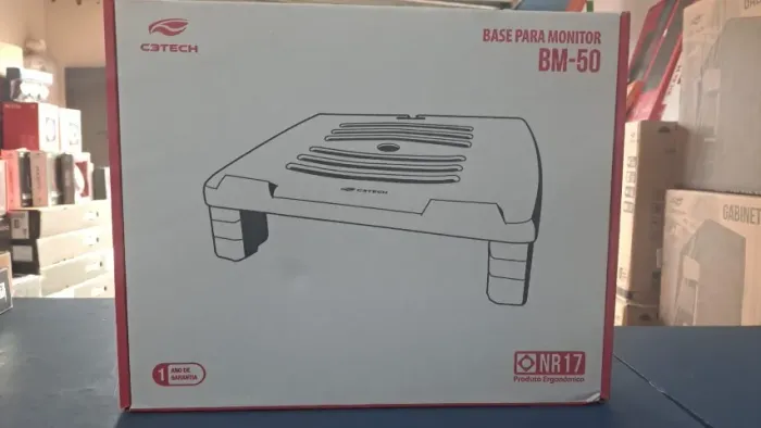 BASE PARA MONITOR BM-50 C3TECH NOVO LACRADO FRETE GRÁTIS PARA MACEIÓ