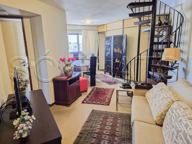 Flat no The Plaza com 42m², 1 dormitório e 1 vaga de garagem, disponível para locação nos