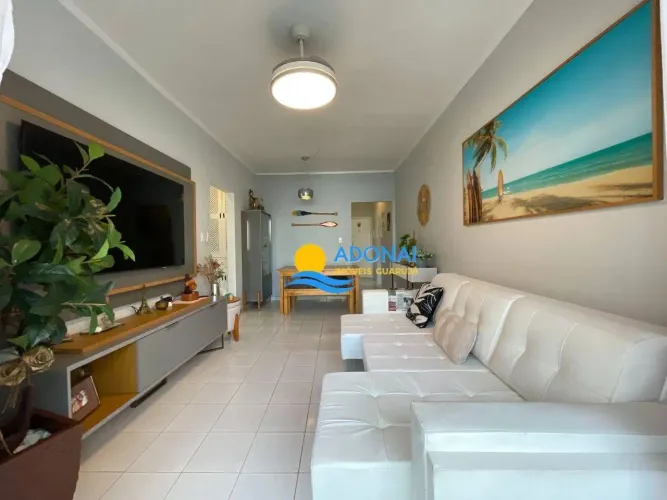 Apartamento beira-mar com sacada Pitangueiras Guarujá