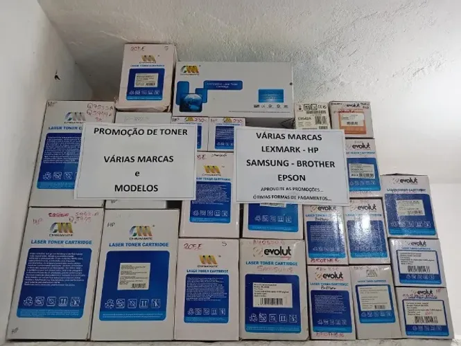 toner para impressora laser-jet varias marcas á partir de R$ 79,00 a vista no Pix