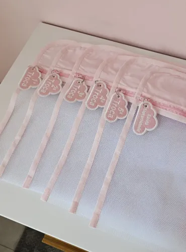 Kit trocas de roupa para maternidade rosa