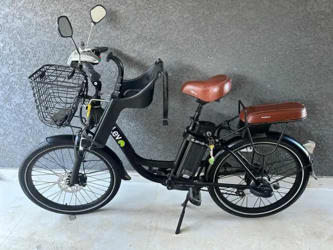 Bicicleta elétrica - Go Lev - E-bike L Preta