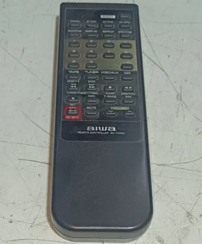 Controle Remoto Aiwa Rc-tn330 Original Funciona Perfeitamente