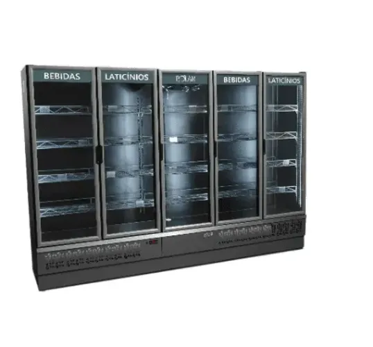 Expositor Vertical Refrigerador Polar 5 Portas EVP285 220V