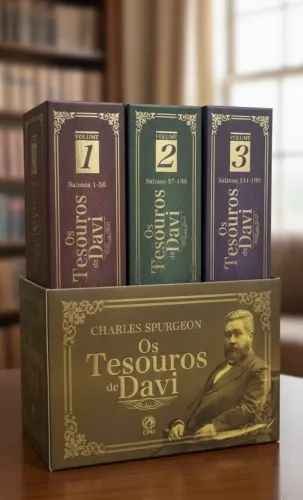 Box Os Tesouros de Davi - Charles Spurgeon (3 Vols) - Editora CPAD