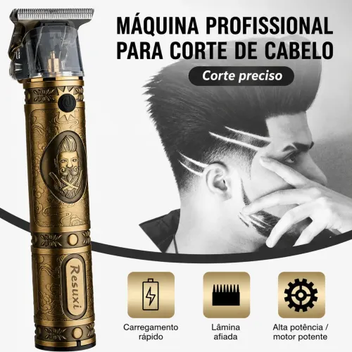 Máquina de cortar cabelos, ótima para manter sua beleza em dia.