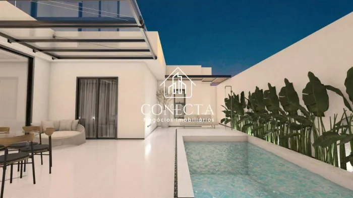 Casa residencial com piscina e varanda gourmet em Grand Ville, Uberlândia