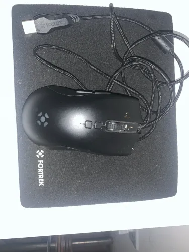 Mouse e mouse pad (fortrex) novo