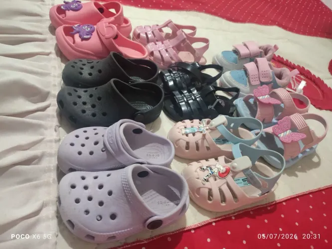Sapatos femininos infantil