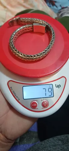 Pulseira de prata 925! Com.79 gramas e 22cm!fecho gaveta!