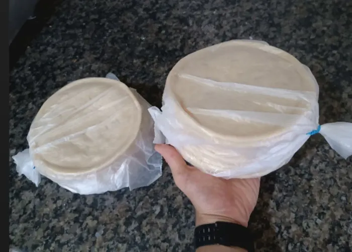 Massas de pizza pré assadas 