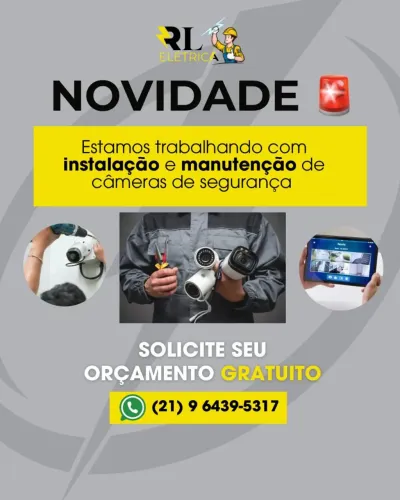Eletricista e segurança eletrônica 