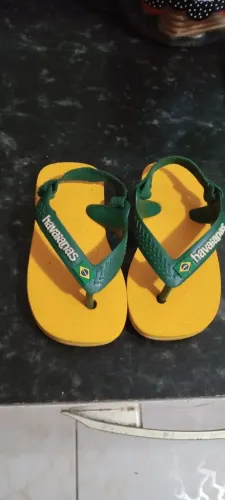 Sandália havaiana infantil n?19
