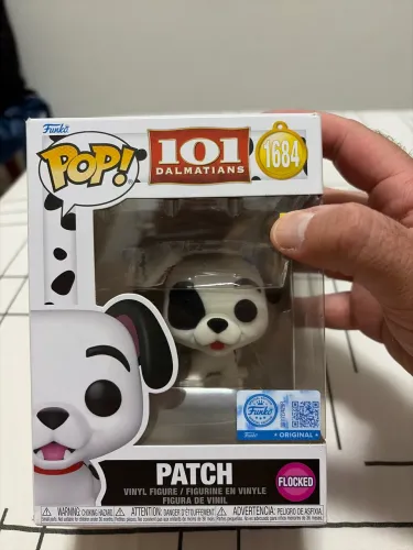 Funko pop 101 dálmatas, patch, flocked , novo, importado e original