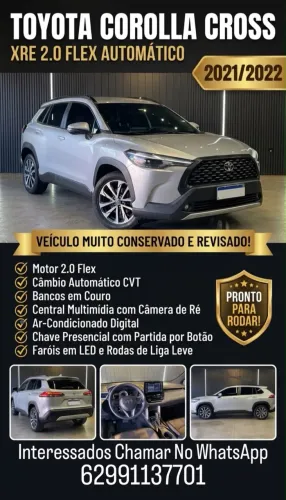 Toyota Corolla Cross XRE 2.0 16V Flex AUT 2022