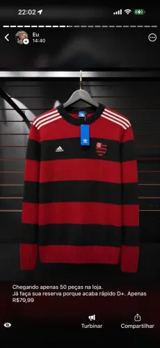 Suéter do flamengo
