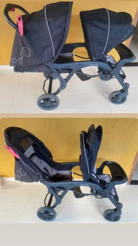 Carrinho para gêmeos 