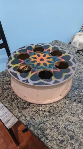 Vendo essa carretilha de madeira $95