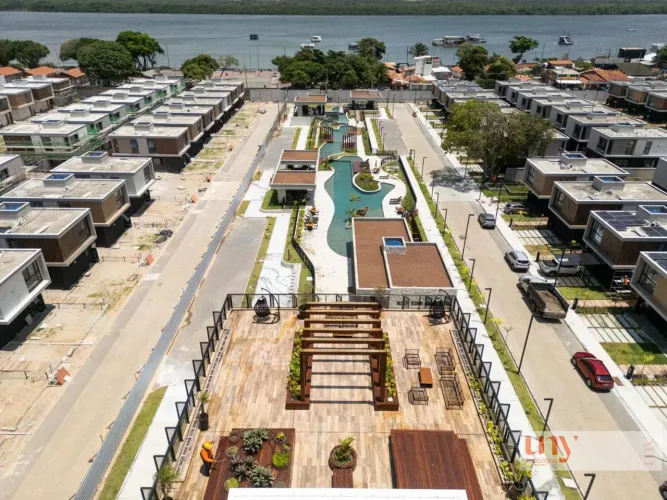 Casa nova com 150 m² e 3 suítes no condomínio Raveo.