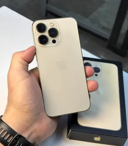 iPhone 13 Pro dourado 128gb 6 meses garantia