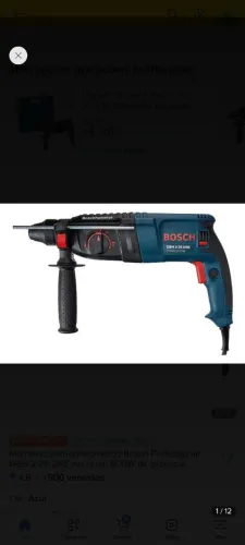 Furadeira/martelete Bosch profissional R$900