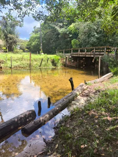 Sítio com igarapé a 200m