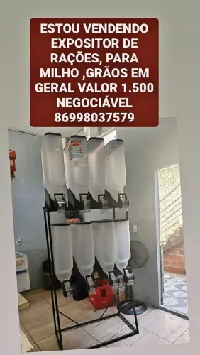 EXPOSITOR PARA RAÇÕES, GRÃOS EM GERAL